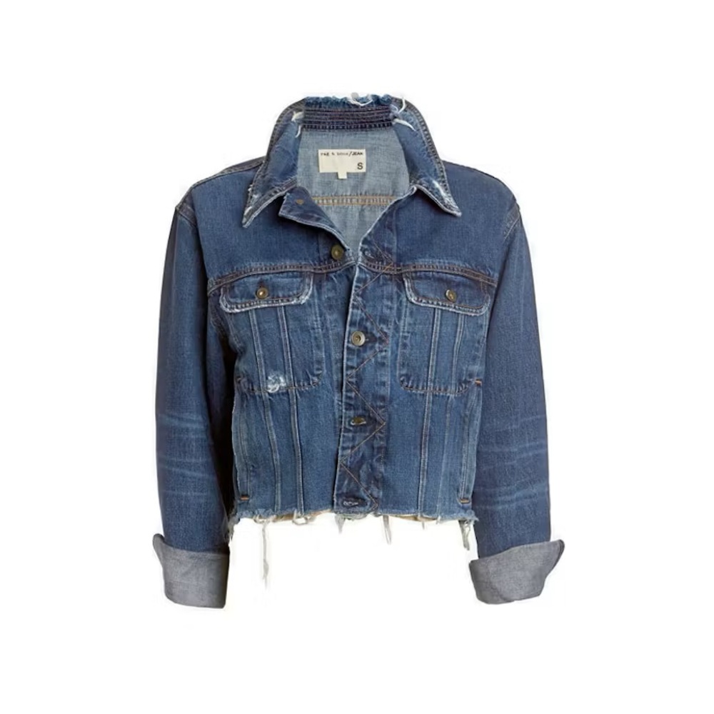 Rag & Bone Denim Blue Women's Jacket